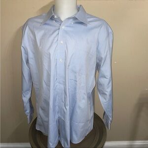 Nordstrom Wrinkle Free Smartcare Men 18.5-35 Traditional Fit Dress Shirt
